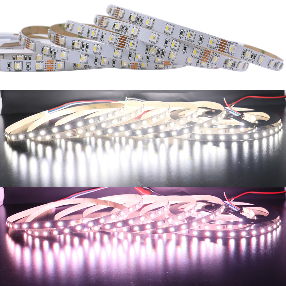 5m Color Changing RGBW LED Strip - 12V/24V - 2700K/3000K/4000K/6000K White 5m Color Changing RGBW LED Strip - 12V/24V - 2700K/3000K/4000K/6000K White